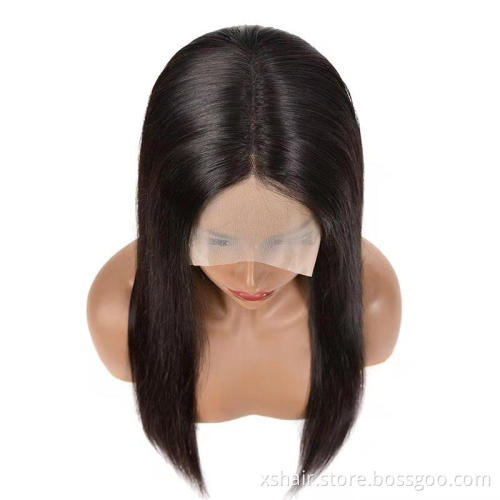 150% Density Brazilian Natural Human Hair Wigs Virgin Hair Unprocessed Human Hair Lace Wigs T Part Wig For Black Women